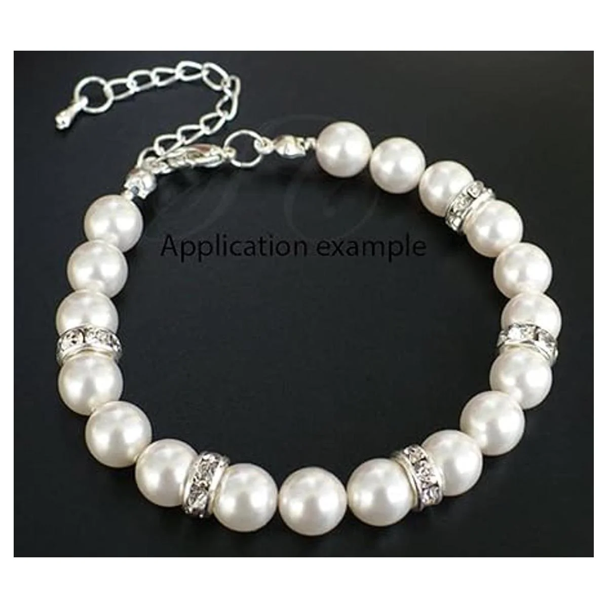 Weebee 100 cuentas espaciadoras Rondelle de cristal_3