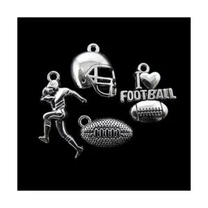 Honbay 80 abalorios deportivos de aleación con diseño de_4