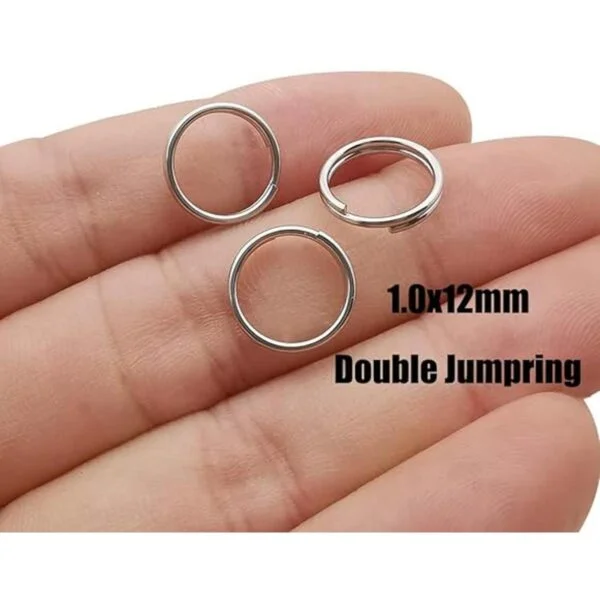 250 anillos divididos de acero inoxidable anillos de_2