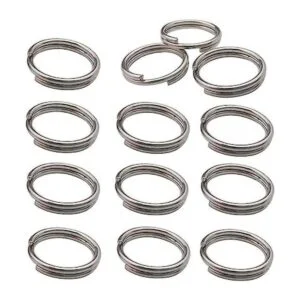 250 anillos divididos de acero inoxidable anillos de_1