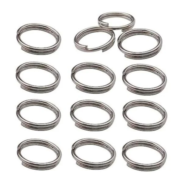 250 anillos divididos de acero inoxidable anillos de_1
