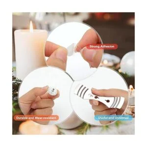 RAPUDA Rollo de mecha de vela carrete de mecha trenzada_5