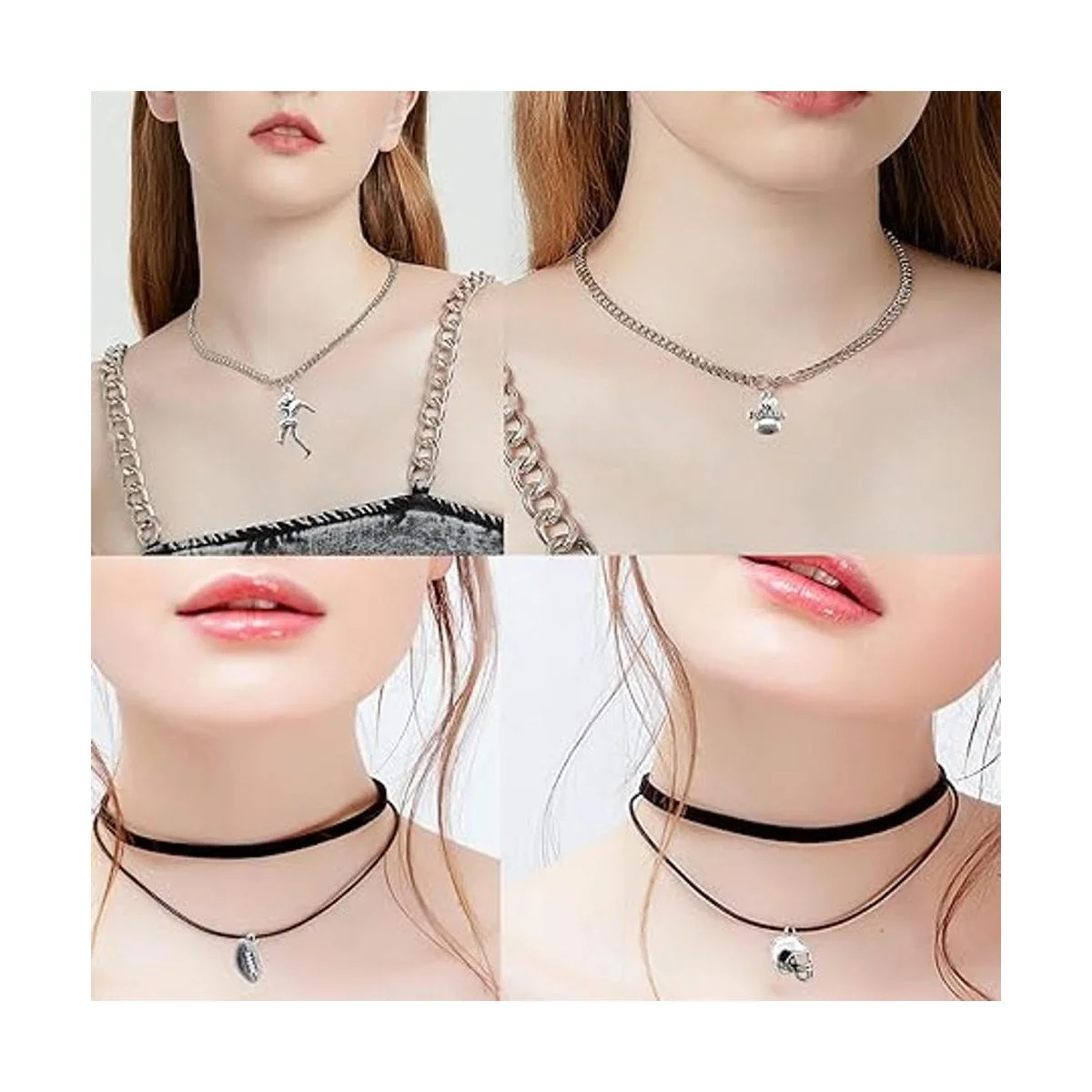 Honbay 80 abalorios deportivos de aleación con diseño de_6