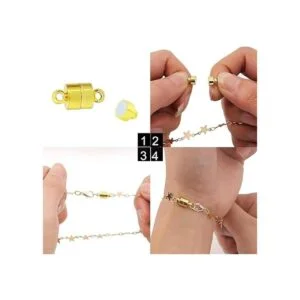 Yumttero Collar magnético de 10 piezas con cierres y_3