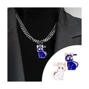 20 dijes de gato esmaltados chapados en oro para hacer_3