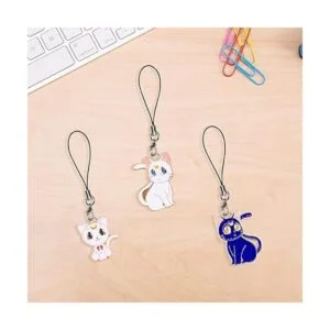 20 dijes de gato esmaltados chapados en oro para hacer_5