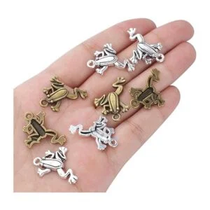 50pcs rana colgante encanto animal Charms colgantes rana_7