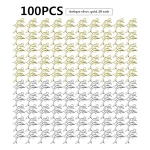 Encantos del mar del océano 100 piezas de aleación_2