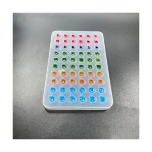 AMZTOART Molde de resina para hacer 60 cristales molde de_6