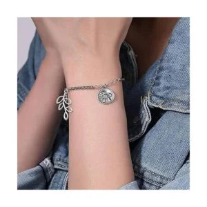 40 colgantes de hojas de abalorios tibetanos de aleación_6