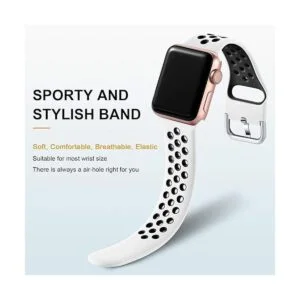 Lerobo Paquete de 3 correas deportivas de silicona suave_3