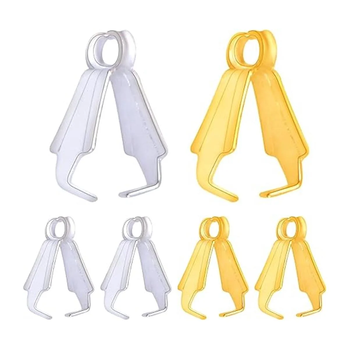 200 piezas de clip de pellizco de aleación de cierre de_1