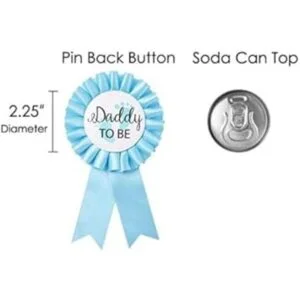 CoolerthingssDG banda azul claro para baby shower_4