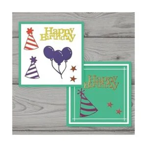 Troqueles de corte de metal para feliz cumpleaños un_4