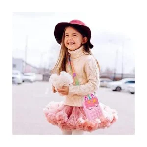 Bolso de unicornio rosa para niñas mini juguete para_2
