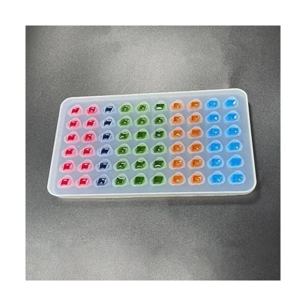 AMZTOART Molde de resina para hacer 60 cristales molde de_5