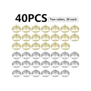 40 colgantes de árbol de la vida de aleación de árbol de_2