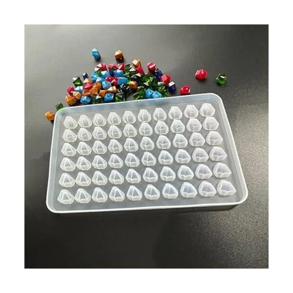 AMZTOART Molde de resina para hacer 60 cristales molde de_4