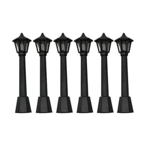 LQ Industrial Mini Lamppost 6 piezas miniatura tren tren_1