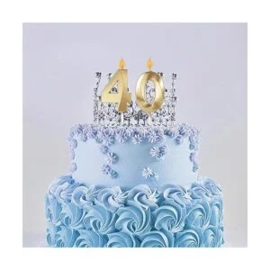 Velas doradas de cumpleaños 21 y 12 para pasteles número_3