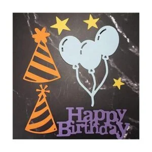 Troqueles de corte de metal para feliz cumpleaños un_5