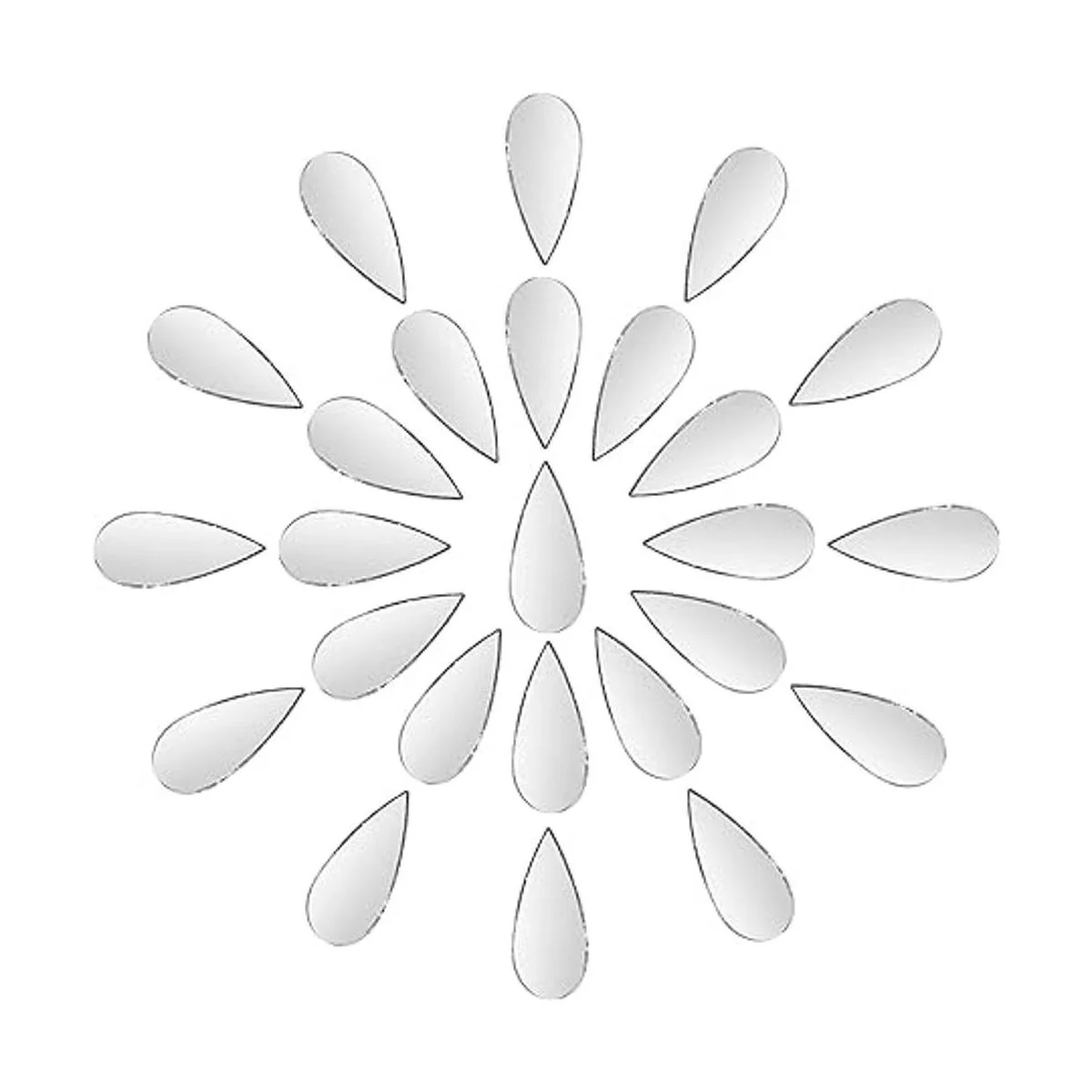 OLYCRAFT 150 piezas de espejos de lágrima pequeños_4