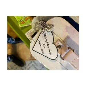 Honbay 40 colgantes de ángel de aleación antigua para_4