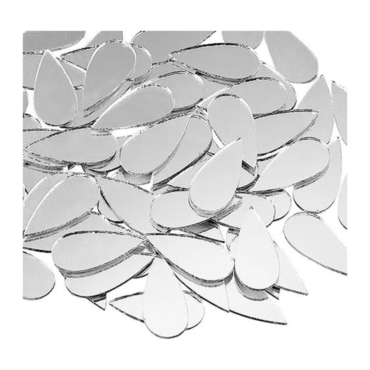 OLYCRAFT 150 piezas de espejos de lágrima pequeños_1
