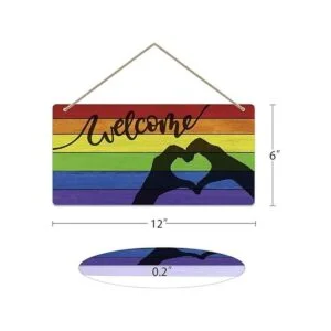 Letrero de bienvenida FaCraft de 6.0 x 12.0 in señal de_2