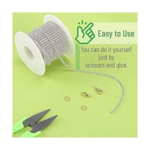 Mr. Pen Cadena de cierre de diamantes de imitación de_4