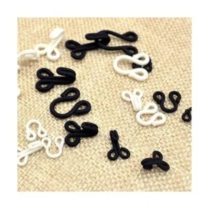 Juego de 20 ganchos de costura y cierre de ojos para ropa_4