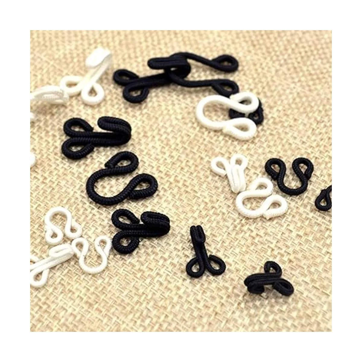 Juego de 20 ganchos de costura y cierre de ojos para ropa_4