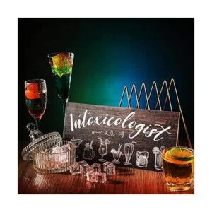 Jetec Intoxicologist Wood Bar Decor Funny Bar Sign con_3