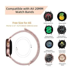 DaQin Compatible con Samsung Galaxy Watch Active 2 de_3