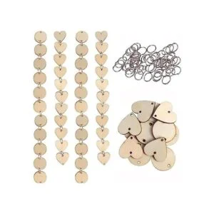 Qililandiy 200 unidades en total adornos de madera_1