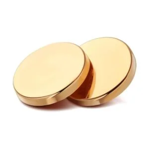 30 piezas de metal plano botón de aleación de botón_2