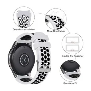 Lerobo Correa de reloj de 0.866 in compatible con Samsung_2