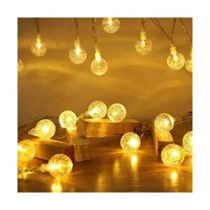 Merdeco Guirnalda de luces enchufables 20 luces LED de 10_1