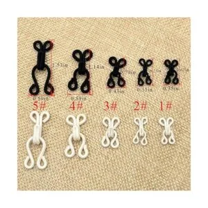 Juego de 20 ganchos de costura y cierre de ojos para ropa_2