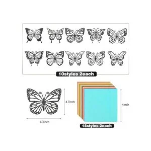 MixTeach Kit de 50 piezas de atrapasoles de mariposa 10_2