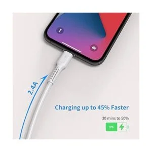 Cable de carga corto para iPhone de 6 pulgadas 0.5 pies_3
