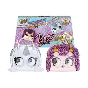 Purse Pets Micros Edgy Hedgy Hedgehog y Narwow Narwhal_1