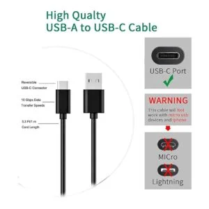 Cable de carga USBC compatible con Logitech MX Keyboard_4