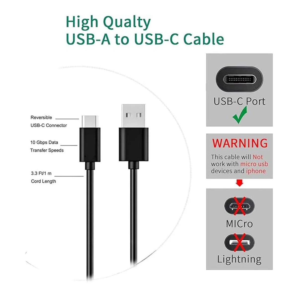 Cable de carga USBC compatible con Logitech MX Keyboard_4