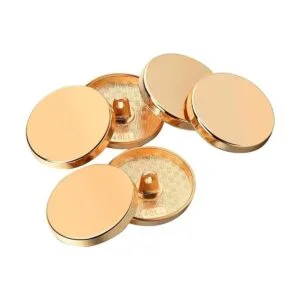 30 piezas de metal plano botón de aleación de botón_4