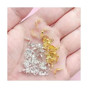 Mulutoo 1600 piezas de puntas de cuentas plegables para_3