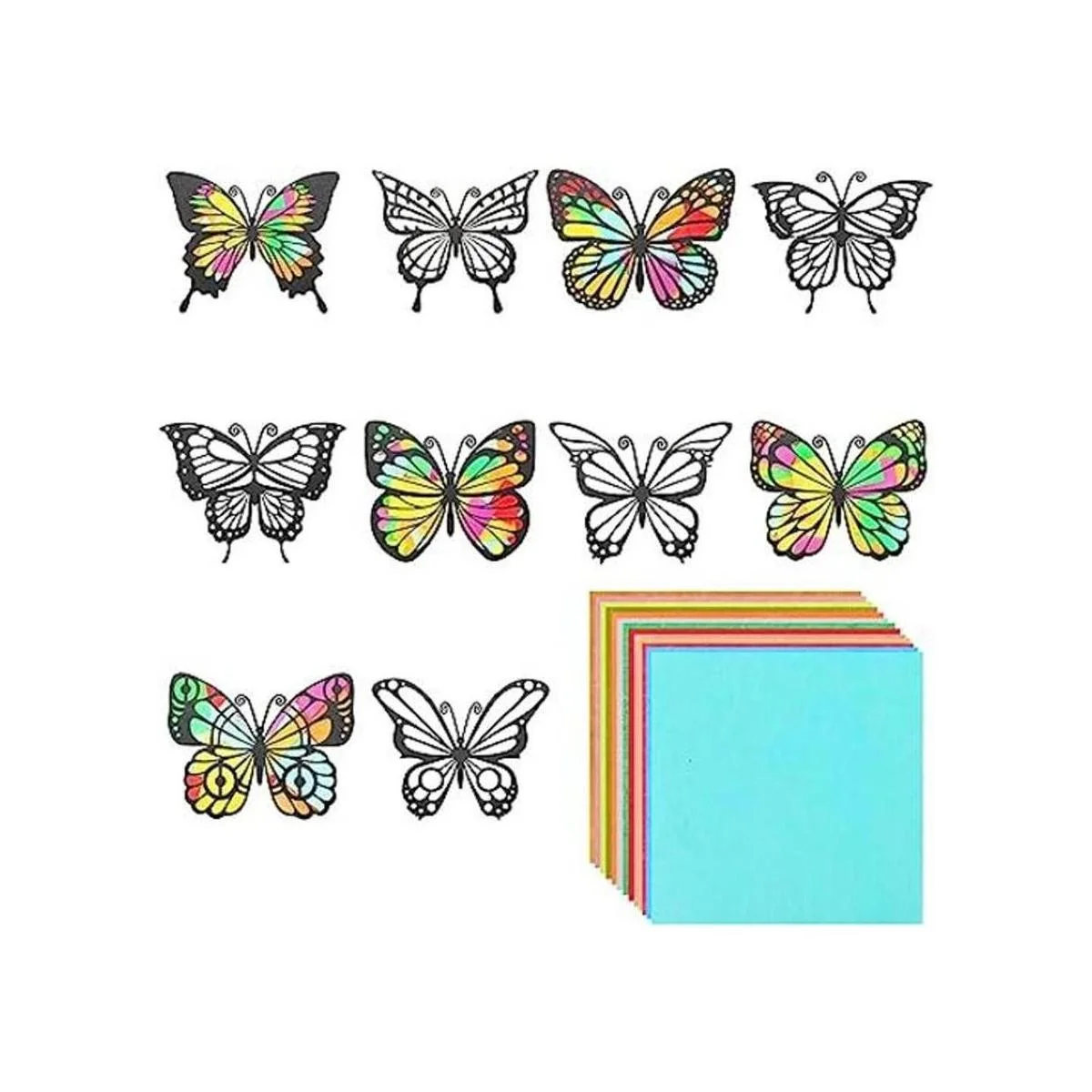 MixTeach Kit de 50 piezas de atrapasoles de mariposa 10_1