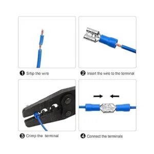 QTATAK Juego de 140 piezas surtido de terminales de cable_2