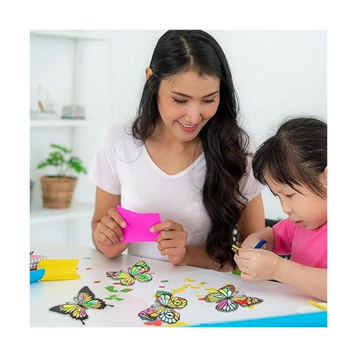MixTeach Kit de 50 piezas de atrapasoles de mariposa 10_7