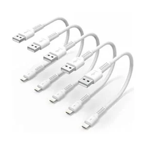 Cable de carga corto para iPhone de 6 pulgadas 0.5 pies_1